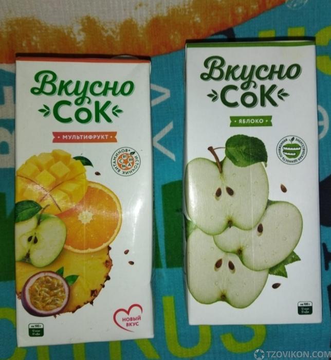 
                            Напиток сокосодержащий Вкусносок
                         - отзывы