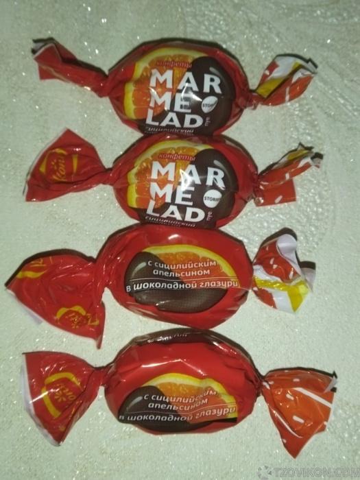 
                            Конфеты Konti Marmelad Сицилийский апельсин
                         - отзывы