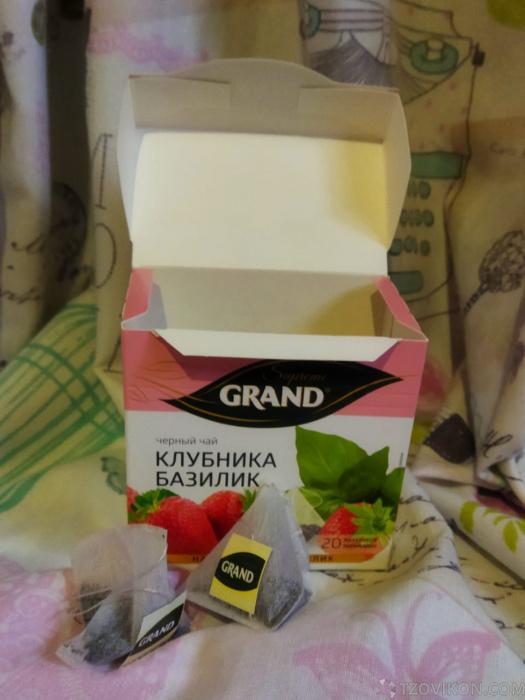 
                            Чёрный чай Grand Клубника базилик
                         - отзывы