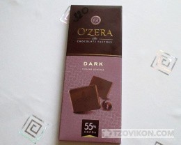 
                            Горький шоколад &laquo;Озерский сувенир&raquo;, DARK 55% O`ZERA 
                         - отзывы