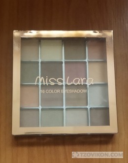 
                            Палетка теней Miss Lara Eye Shadow
                         - отзывы