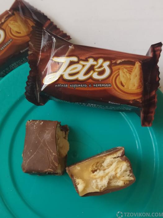 
                            Батончик Jet's Мягкая карамель с печеньем
                         - отзывы