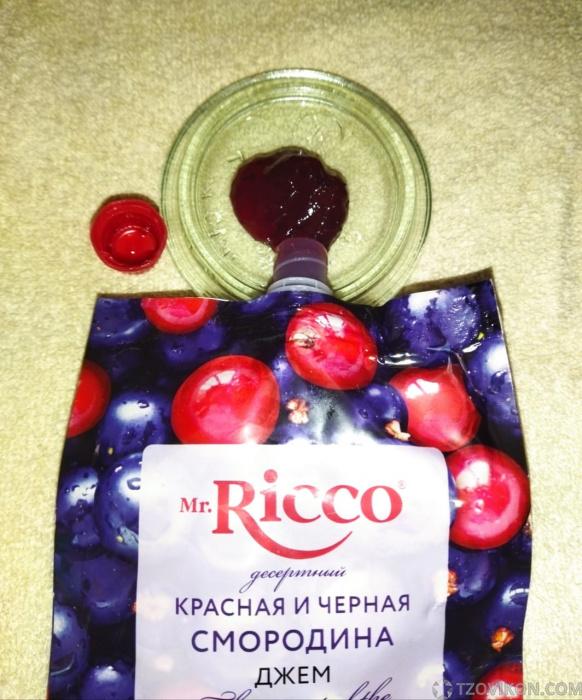 
                            Джем Mr. Ricco Красная и чёрная смородина
                         - отзывы
