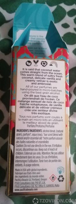 
                            Духи Indian Coconut Nectar Pacifica
                         - отзывы