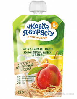 
                            Фруктовое пюре &laquo;Когда я вырасту&raquo;
                         - отзывы